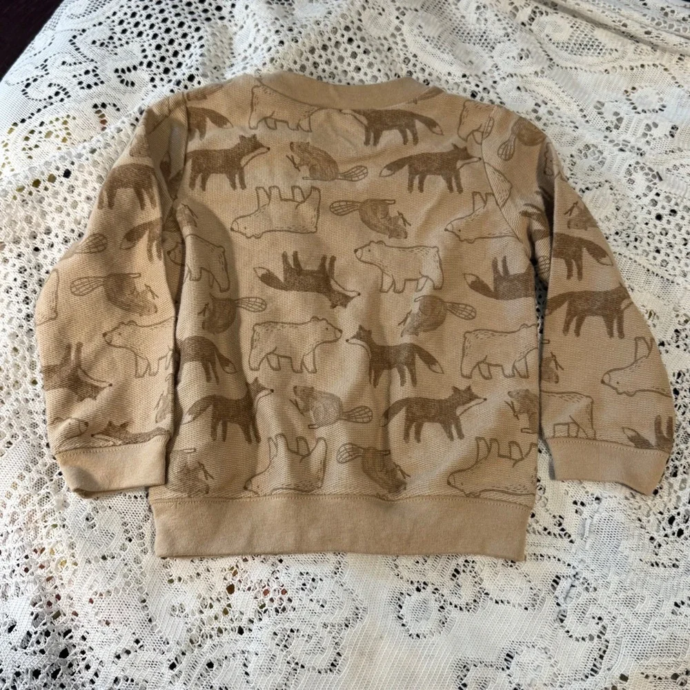 Carter's Child Of Mine Toddler Pullover Sweatshirt 24M Animal‎ Print